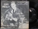 ELVIS PRESLEY Original 1956 45 & Picture Sleeve Love Me Tender RCA 47-6643