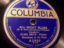 Clara Smith w/Fletcher Henderson Columbia A-3966 All Night Blues (NYC 1923)