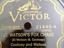 EL WATSON / COOKSEY & WATSON El Watson's Fox Chase One Sock Blues VICTOR 21440
