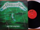 METALLICA Ride The Lightning LP Green cover Bernett France MISSPRINT