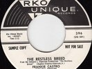 Popcorn R&B 45 - Frankie Castro - Restless Breed - LISTEN
