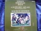 BACH 6 SUITEN VIOLONCELLO SOLO MAURICE GENDRON BACH SUITES Unaccompanied Cello