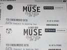 MUSE TICKETS x3 MANCHESTER 1/6/13 EITHAD STADIUM,GEN AD/PITCH STANDING