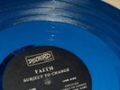 1st Pressing Faith Subject to Change LP Clear Blue Orig. W/ Insert Dischord punk