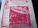 RARE MGM PROMO FORBIDDEN PLANET 45 RPM RECORD  + PICTURE SLEEVE ROBBY THE ROBOT