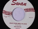DON WAYNE: Head Over Heels In Love 45 rare Rockabilly