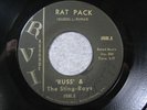 RUSS & The STING RAYS 45 Rat Pack RVI rockabilly loner country
