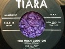 Joe McCoy and the Real McCoys R&B ROCKER Too Much Goin On TIARA ORIG HEAR #BB22