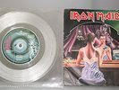 IRON MAIDEN - TWILIGHT ZONE / WRATHCHILD - CLEAR VINYL SINGLE - EX / VG