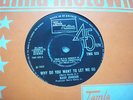 EX+ UK TAMLA MOTOWN 45 - MARV JOHNSON - WHY DO YOU WANT TO LET ME GO