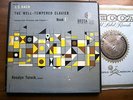 Bach-Rosalyn Tureck-The Well Tempered Clavier-3 Lp Vinyl Record Box-Decca-DX-127