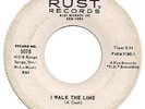 DAVE CLARK FIVE  	RUST 5078 	I WALK THE LINE/FIRST LUV 	VG+ DJ 	$70.00