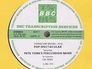 PETE YORK'S PERCUSSION BAND In Concert LP UK 1973 BBC Transcription +DEEP PURPLE
