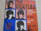 BEATLES - A HARD DAY´S NIGHT - EP 45 RARE DANISH PS GEP 8920 LISTEN