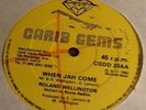 ROLAND WELLINGTON - When Jah Come. Carib Gems Roots 12'. Lion Melody 1982.