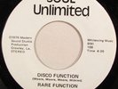 FUNK 45 - RARE FUNCTION  Disco Function/Baby I'm For Real SOUL UNLIMITED listen
