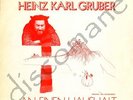 KARL HEINZ GRUBER MOB art & tone Ensemble priv.pres. LP AN EINEN HAUSHALT