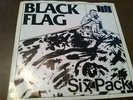 Black Flag Six Pack original rare punk rock single 45  hardcore SST-005