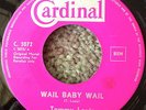 TOMMY LOUIS (KID THOMAS) ROCKABILLY R&B 45 Wail Baby Wail on Cardin HEAR #BB23