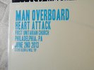 man overboard heart attack limited vinyl unopened philly record release 32/135