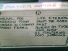 Mayhem Advance Tape 1993 Darkthrone Burzum Ulver