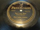 RARE PARAMOUNT BLUES 78 BLIND LEMON JEFFERSON... BAD LUCK BLUES