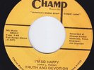 TRUTH & DEVOTION I'm So Happy HOLY GRAIL modern soul 45 NORTHERN Heaven At Last