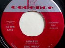 * LINK WRAY Rumble/The Swag RARE ROCKABILLY RAY MEN Silver Top Cadence 45 HEAR