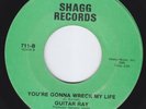 GUITAR RAY You're Gonna Wreck My Life  northern soul 45 CROSSOVER HEAR
