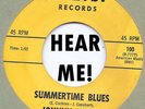 Rockabilly/Teen Rocker: JOHNNY SHANE Summertime Blues/And Then You BBJ -ROCKS