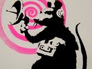 RARE BANKSY ART COVER 12” DIRTY FUNKER / “PINK RADAR RAT”