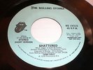 Rolling Stones 45 Shattered PROMO ROLLING STONES