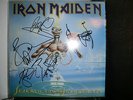 iron maiden seventh son full signed like  new newer played