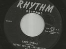 ROCKABILLY R&B bw/ BLUES STROLLER--LITTLE WILLIE LITTLEFIELD---HEAR--1957 RHYTHM