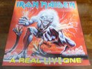 Iron Maiden LP A Real Live One UK EMI 1st press So Rare NEAR MINT vinyl 5 pics