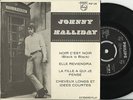 JOHNNY HALLIDAY   SOUTH AFRICA  PS E.P.  NOIR C'EST NOIR
