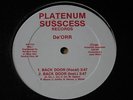 De'ORR   Back Door   Platenum Susscess   obscure MI modern soul boogie 12
