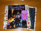 Prince Purple Rain LP Promo Purple Vinyl Poster Gold Stamp
