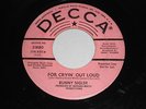 Bunny Sigler: For Cryin' Out Loud 45 - Northern Soul - HEAR IT