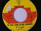 rare Soul Funk 45 F.J. JONES in this land PS Listen