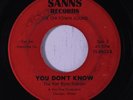 rare Soul Funk 45 VON RYAN'S EXPRESS you don't know SANNS Hear