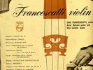 Francescatti: Violin Recital. Philips. Paganini a.o. nm