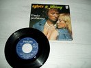 JOHNNY HALLYDAY SYLVIE VARTAN RARE SP 2 TITRES EN ITALIEN IL MIO PROBLEMA TTBE
