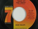70s Soul 45 EDDIE BILLUPS Shake Off That Dream on Seventy-Seven VG++