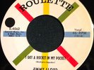 Jimmy Lloyd ROCKABILLY 45 I Got A Rocket In My Pocket on Roulette Lbl HEAR BB105