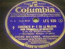 3 X RARE 78s   ANDRE NAVARRA  ANDRE CLUYTENS  CONCERTO NO.3 EN LA MAJEUR