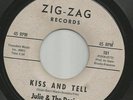 DOOWOP GIRLS bw/ SURF ROCK INSTRO--JULIE & the DESIRES--HEAR BOTH - on ZIG-ZAG