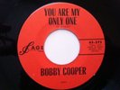 HEAR Bobby Cooper You Are My Only One 45 SAGE RARE Rockabilly and Sand