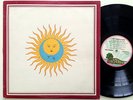 KING CRIMSON - LARKS TONGUES IN ASPIC - ORIG UK PINK RIM ISLAND LP robert fripp