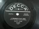 PATSY CLINE Stranger In My Arms/Three Cigarettes In An Ashtray MONSTER RARE 78